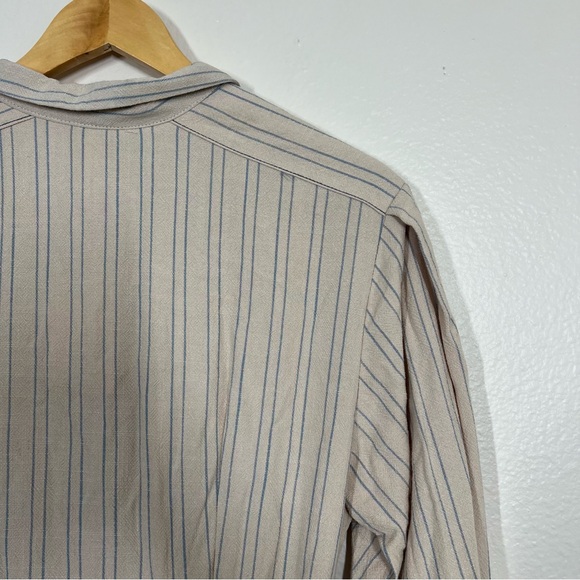 Free People Cream Audrey Midi Stripe Dress - Picture 10 of 14